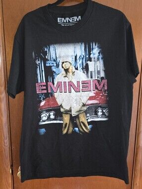 Vintage 2000 Eminem - Lowrider Car Rapper Rap Hip Hop Singer Music Black SIZE L